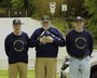 Legionnaires Zach Claxton, Commander Ed McCloskey, and Chip Snyder stand at the ready!